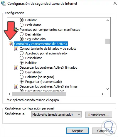 how to get activex control on windows 10