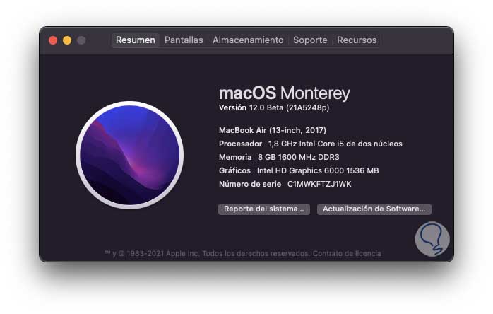 issues with macos monterey 12.0.1