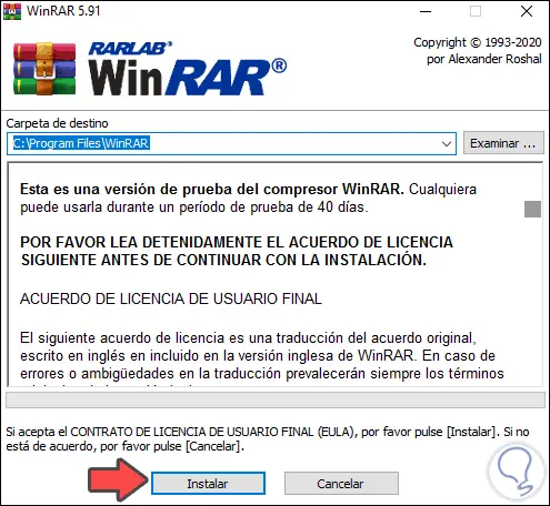 windows 10 extract rar