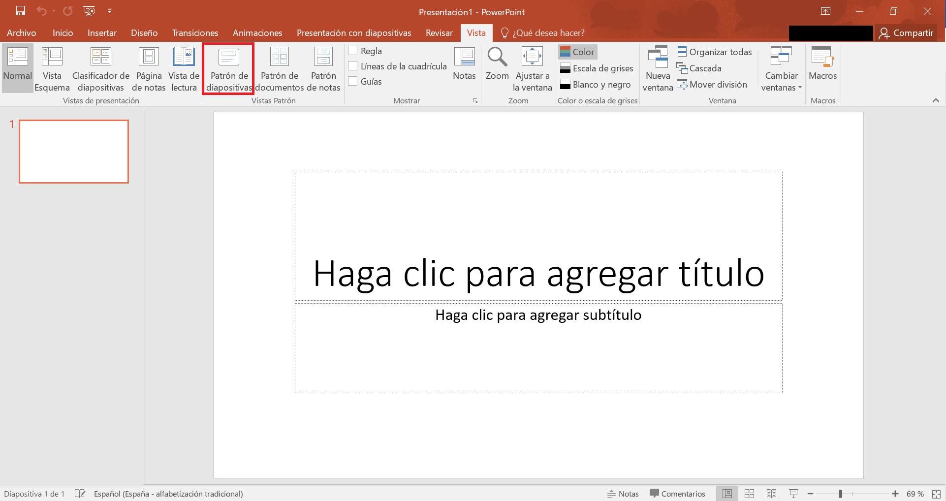 create a master slide in powerpoint