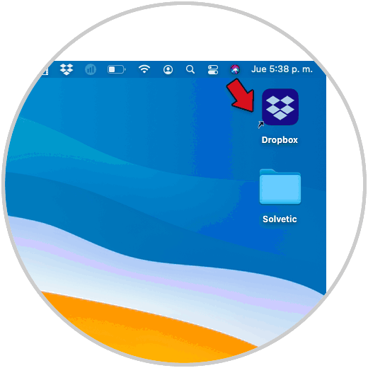 dropbox mac how to create desktop shortcut for folder