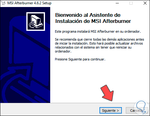msi burn recovery disable notification at start up