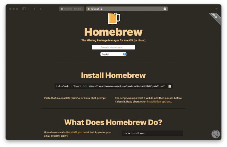 homebrew install