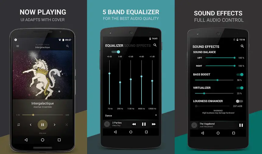 upnp player android with equalizer